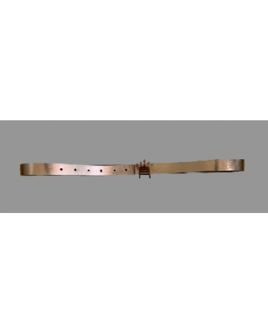 ceinture avec logo en acier