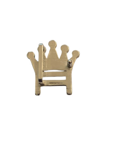 Gürtel mit Logo (2,5 cm Höhe) Stirling Silber Lederbtreite 1 cm