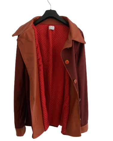 Cashmere and Calf Leather