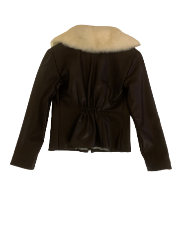 Lederjacke "Petitesse" chocolat