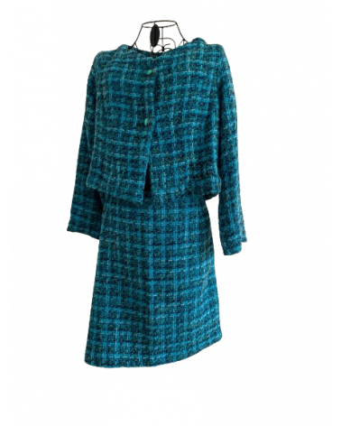 Blue heaven - tissue boucle
