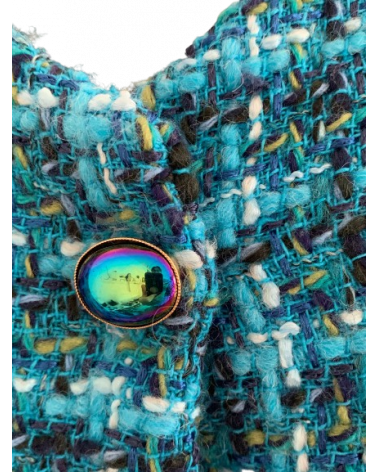 Blue heaven - tissue boucle