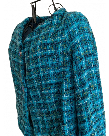 Blue heaven - tissue boucle