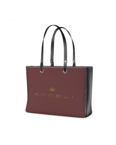 shopping bag canvas and leather